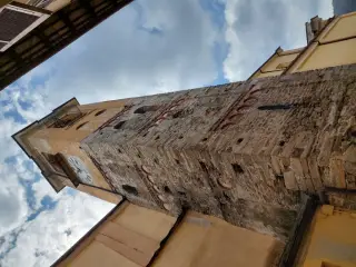 Campanile - Parrocchiale di San Giacomo a Luserna San GiovanniFrazione Luserna Alta