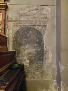 Affresco - Parrocchiale di San Giacomo a Luserna San GiovanniFrazione Luserna Alta