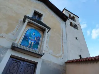 Facciata - Santuario di San Pancrazio a Vaie