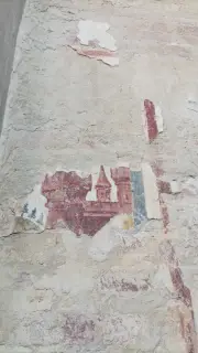 Tracce di affresco - Chiesa della Madonna della Neve a Castell'Alfero