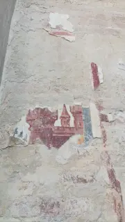 Tracce di affresco - Chiesa della Madonna della Neve a Castell'Alfero