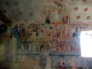 Affresco - Cappella di San Sebastiano a Celle di MacraFrazione Chiotto