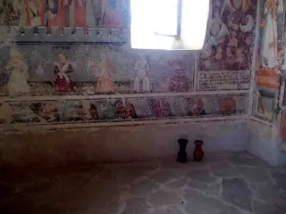 Affresco - Cappella di San Sebastiano a Celle di MacraFrazione Chiotto