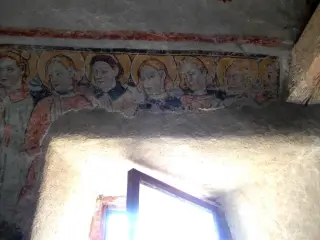 Affresco - Cappella di San Sebastiano a Celle di MacraFrazione Chiotto