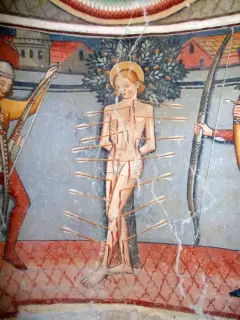 Martirio di San Sebastiano - Cappella di San Sebastiano a Celle di MacraFrazione Chiotto