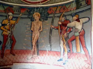 Martirio di San Sebastiano - Cappella di San Sebastiano a Celle di MacraFrazione Chiotto