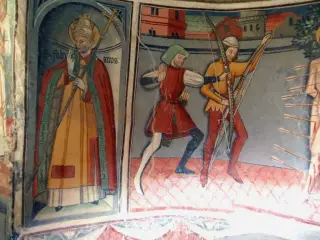 Martirio di San Sebastiano - Cappella di San Sebastiano a Celle di MacraFrazione Chiotto