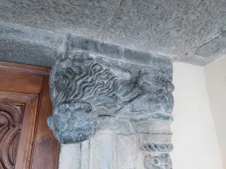 Leone stiloforo - Parrocchiale di San Biagio a Nonio