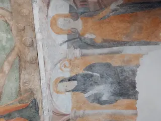 Affresco - Cappella della Madonna delle Grazie a BussolenoFrazione Foresto