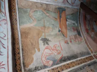 Affresco - Cappella della Madonna delle Grazie a BussolenoFrazione Foresto