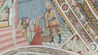 Affreschi della volta - Cappella di San Sebastiano a Busca