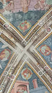 Affreschi della volta - Cappella di San Sebastiano a Busca