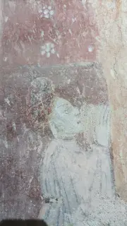 Offerente, dettaglio - Cappella di Santa Maria Maddalena a Burolo