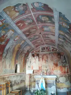 Interno - Oratorio di San Bernardo o della Mora a Briona