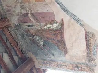 Annunciazione dettaglio - Cappella di San Rocco a Brossasco