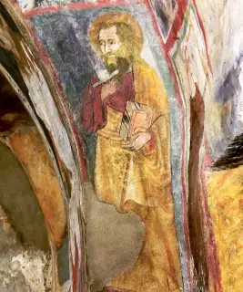 Affresco - Cappella del Conte o delle Grazie o di San Lorenzo a San Giorio di Susa