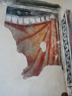 Tracce di affresco - Cappella di Sant'Andrea a ChiomonteFrazione Ramats