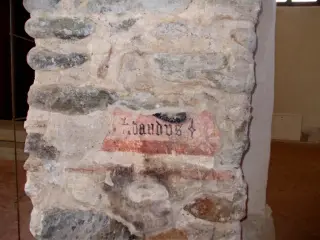 Base arco tra quinta e sesta campata Nord, BAUDUS - Ex Chiesa dei Santi Pietro e Paolo a Caraglio