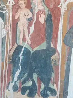 Madonna col Bambino - Cappella di San Bernardo a Castelletto Stura