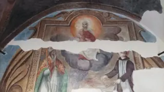 Madonna col Bambino - Cappella di San Grato a Nole