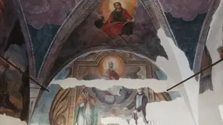 Madonna col Bambino e Sant Giovanni - Cappella di San Grato a Nole
