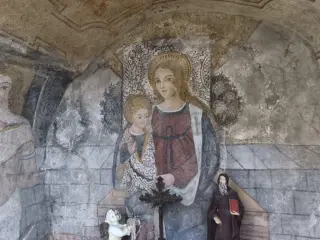 Madonna col Bambino - Cappella di Sant'Antonio a Postua