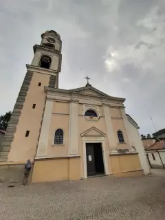 Facciata e Campanile - Parrocchiale di San Giacomo Maggiore a Albugnano