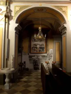 Vista affresco - Chiesa di San Marcellino a MacraFrazione Villar