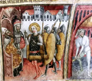 Affreschi - Cappella di San Ponzio a SaluzzoFrazione Castellar
