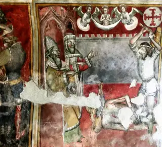 Affreschi - Cappella di San Ponzio a SaluzzoFrazione Castellar