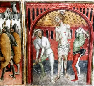 Affreschi - Cappella di San Ponzio a SaluzzoFrazione Castellar