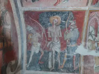 Affreschi - Cappella di San Ponzio a SaluzzoFrazione Castellar