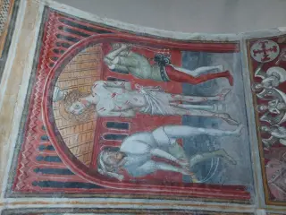 Padereterno e Cristo - Cappella di San Ponzio a Castellar