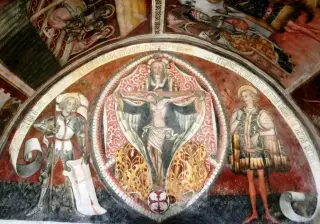 Affreschi - Cappella di San Ponzio a SaluzzoFrazione Castellar