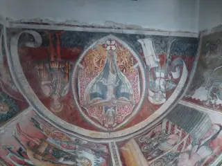 Padereterno e Cristo - Cappella di San Ponzio a Castellar