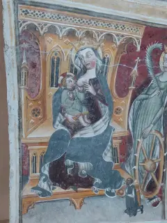 Madonna del Latte col Bambino - Cappella di San Ponzio a SaluzzoFrazione Castellar