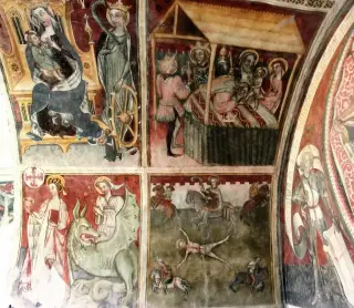 Affreschi - Cappella di San Ponzio a SaluzzoFrazione Castellar