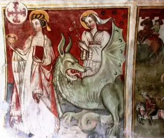 Affreschi - Cappella di San Ponzio a SaluzzoFrazione Castellar