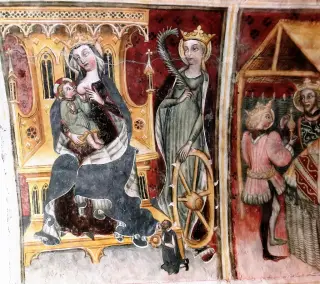 Affreschi - Cappella di San Ponzio a Castellar