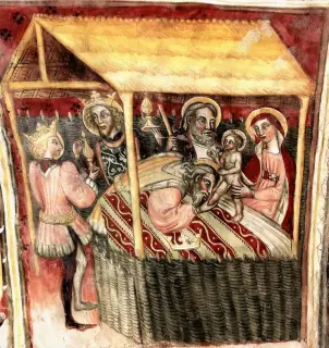 Affreschi - Cappella di San Ponzio a SaluzzoFrazione Castellar