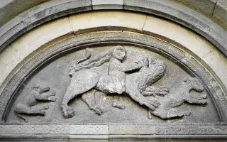 Lunetta del Portale - Parrocchiale dei Santi Pietro e Paolo a Castelnuovo Scrivia