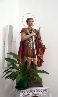 Statua - Chiesa di Sant'Ippolito a Castelletto Sopra TicinoFrazione Glisente