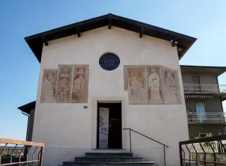 Facciata - Chiesa di Sant'Ippolito a Castelletto Sopra TicinoFrazione Glisente