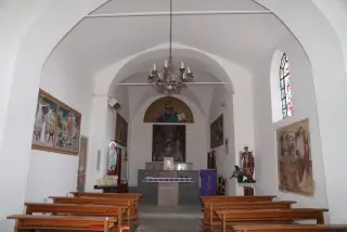 Interno - Chiesa di Sant'Ippolito a Castelletto Sopra TicinoFrazione Glisente