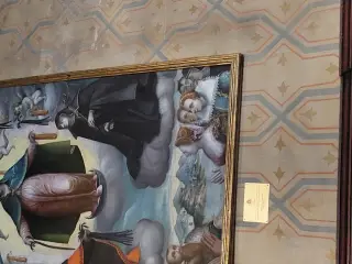 Tela della Madonna della cintura dettaglio - Santuario della Madonna delle Grazie a Cavallermaggiore