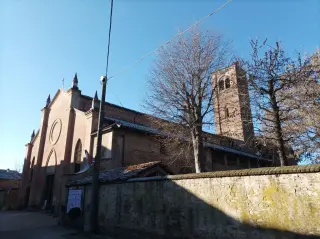 Facciata e campanile - Santuario della Madonna delle Grazie a Cavallermaggiore