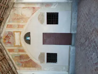 Affreschi del portico - Cappella di San Giovanni Evangelista a Centallo