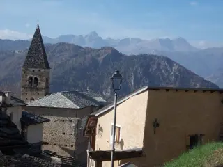 Vista - Parrocchiale di San Giovanni Battista a Celle di Macra