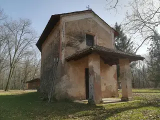 Facciata - Oratorio di San Germano della Baraggia a CavallirioFrazione San Germano
