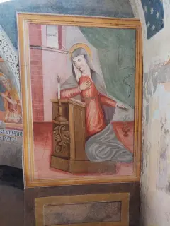 Annunciazione: Maria - Cappella di San Vito a Cavallermaggiore